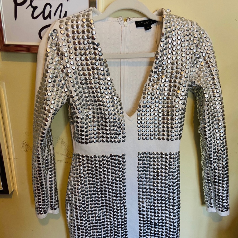 Studs mini dress
